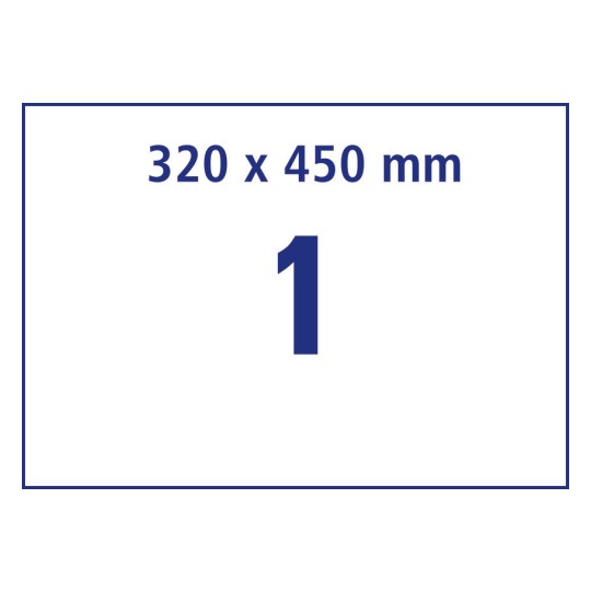 1 labels per sheet