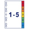 Ready Index™ with 5 dividers 01733501 222 x 297 mm