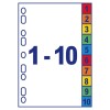 Ready Index™ with 10 file dividers 01735501 222 x 297 mm