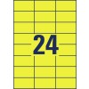 Coloured labels 3451-10 70 x 37 mm