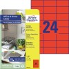 Coloured labels 3448-10 Content: 240 Labels / 10 Sheet