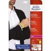 Printable wristbands, yellow  L4001-10