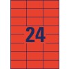 Coloured labels 3448-10 70 x 37 mm