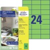Coloured labels 3450-10 Content: 240 Labels / 10 Sheet