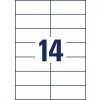 Stanssipiirros Yksittäisarkki A4, Artikkeli: 3653, Yleisetiketit, Koko: 105 x 42,3 mm, 14 etikettiä/arkki?