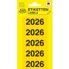 Pakkauskuva: Avery Zweckform kansiotarrat vuosiluvulla, Artikkeli: 43-226, Koko: 60 x 24 mm, Sisältö: 100 tarraa / 20 arkkia, 5 tarraa/arkki.
