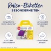Kuva näyttää Avery-etikettejä sisältävän tuotepakkauksen, jossa näkyy yhteensopivuus Dymo Labelwritersin kanssa, laatutakuu ja ominaisuuksia kuten helppo irrotettavuus. Tausta on vaalea, ja korostetut tekstit painottavat tuotteen ominaisuuksia.