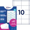 Pakkauskuva tarralehdellä: Avery Zweckform, Artikkeli: L4727-20, Paikkakortit, Koko: 54 x 90 mm, Tulostuskelpoisuus: Mustesuihkuvärikasetti, Värilasertulostin, Mustavalkolasertulostin, Kopiokone, Sisältö: 200 paikkakorttia / 20 arkkia, 10 korttia/arkki?