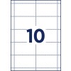 Yksittäisen arkin A4 kehyskuva, Artikkeli: L4727-20, täyttöetiketit, Koko: 54 x 90 mm?