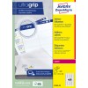Pakkauskuva: Avery Zweckform Valkoiset osoitetarrat lasertulostimille, Tuote: L7636-25, Koko: 45,7 x 21,2 mm, Tulostin: Mustavalkolaser, värilasertulostin, Sisältö: 1 200 tarraa / 25 arkkia, 48 tarraa/arkki.