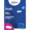 Pakkauskuva: Avery Zweckform, Artikkeli: POL30MA66-5DR, Koko: 70 x 30 mm, Tulostuskelpoisuus: värilaser, mustavalkolaser, mustesuihku, Sisältö: 5 kilpeä / 18 sisäänpantavaa kilpeä / 1 arkki, /arkki?